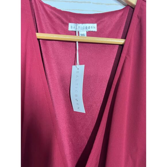 NWT Baltic Born Kristina Brick Ruffle Maxi Dress Burnt Sz XXXL $127 - Picture 7 of 7